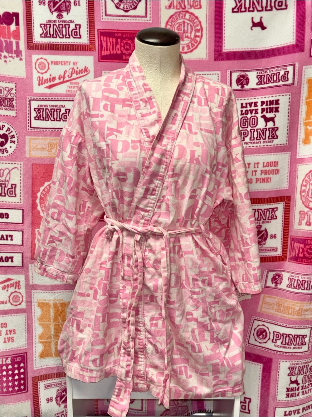 VINTAGE PINK Victoria's Secret Robe